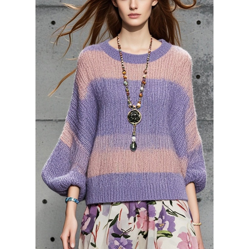 Women Gradient Color Cozy Knit Sweaters Fall