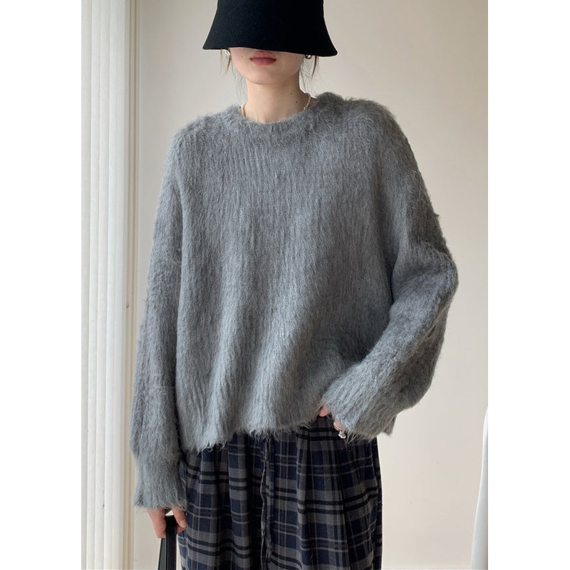 Women Apricot Solid Thick Knit Sweater Winter